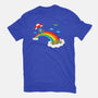 At The End Of The Rainbow-Womens-Fitted-Tee-Boggs Nicolas