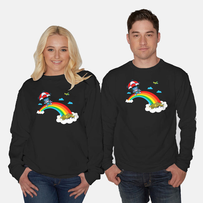 At The End Of The Rainbow-Unisex-Crew Neck-Sweatshirt-Boggs Nicolas