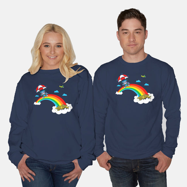 At The End Of The Rainbow-Unisex-Crew Neck-Sweatshirt-Boggs Nicolas