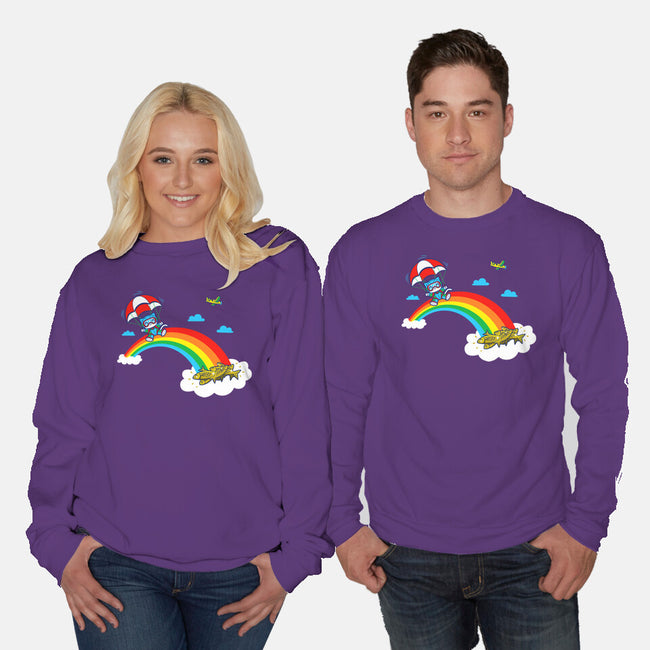 At The End Of The Rainbow-Unisex-Crew Neck-Sweatshirt-Boggs Nicolas