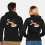 At The End Of The Rainbow-Unisex-Zip-Up-Sweatshirt-Boggs Nicolas