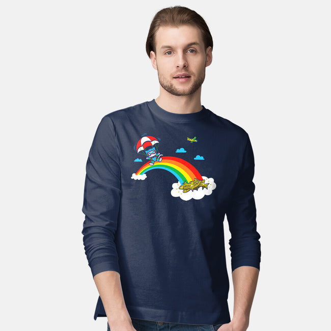 At The End Of The Rainbow-Mens-Long Sleeved-Tee-Boggs Nicolas