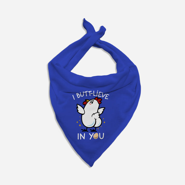 I Butt-lieve In You-Dog-Bandana-Pet Collar-Boggs Nicolas