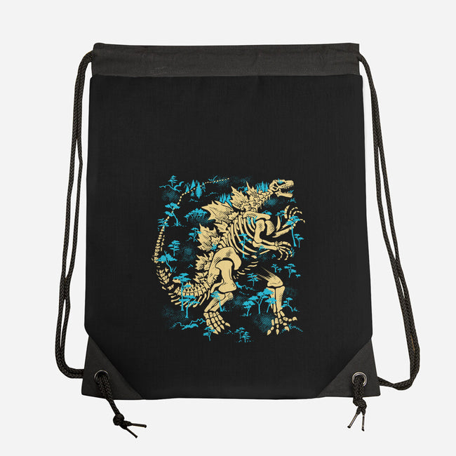 Kaiju Fossils-None-Drawstring-Bag-estudiofitas