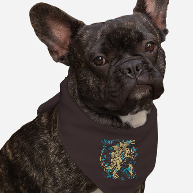 Kaiju Fossils-Dog-Bandana-Pet Collar-estudiofitas