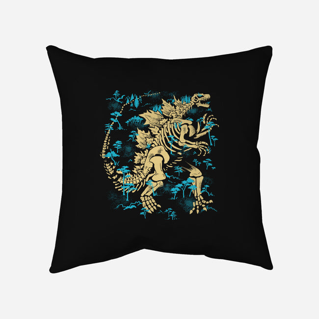 Kaiju Fossils-None-Non-Removable Cover w Insert-Throw Pillow-estudiofitas