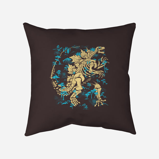 Kaiju Fossils-None-Non-Removable Cover w Insert-Throw Pillow-estudiofitas