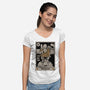 The Master Tarot-Womens-V-Neck-Tee-Hafaell