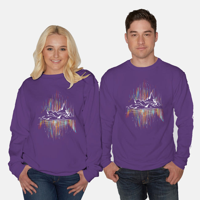 Borealis Road-Unisex-Crew Neck-Sweatshirt-kharmazero