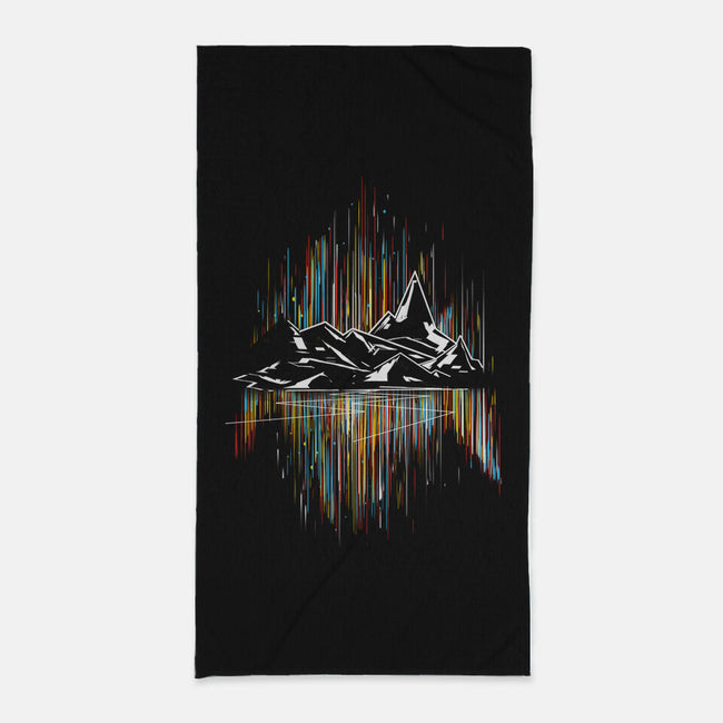 Borealis Road-None-Beach-Towel-kharmazero