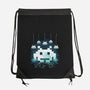 Space Moon Invaders-None-Drawstring-Bag-Vallina84