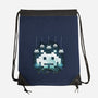 Space Moon Invaders-None-Drawstring-Bag-Vallina84