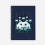 Space Moon Invaders-None-Dot Grid-Notebook-Vallina84