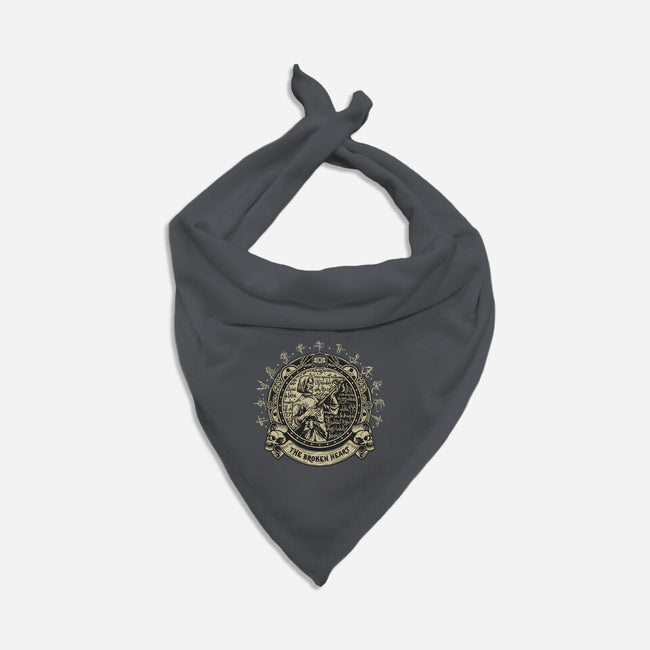 The Broken Heart-Cat-Bandana-Pet Collar-gorillafamstudio