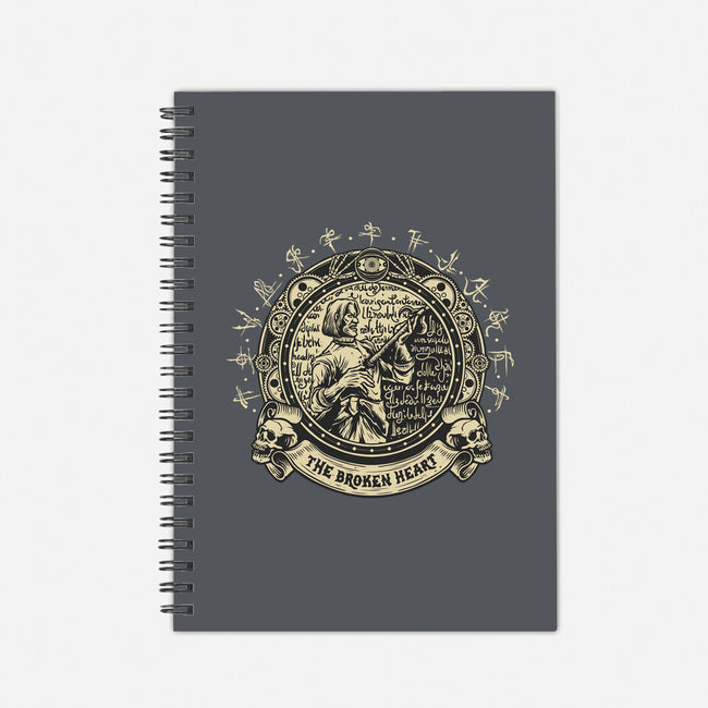 The Broken Heart-None-Dot Grid-Notebook-gorillafamstudio