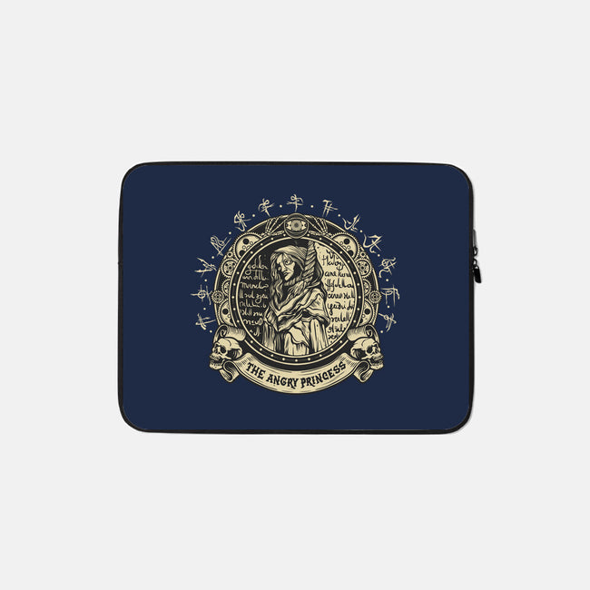 The Angry Princess-None-Zippered-Laptop Sleeve-gorillafamstudio