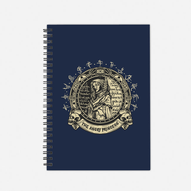 The Angry Princess-None-Dot Grid-Notebook-gorillafamstudio