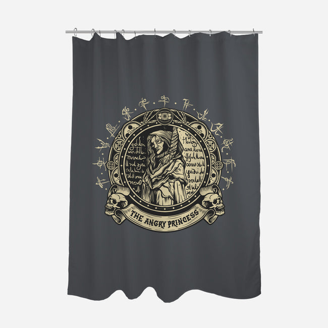 The Angry Princess-None-Polyester-Shower Curtain-gorillafamstudio