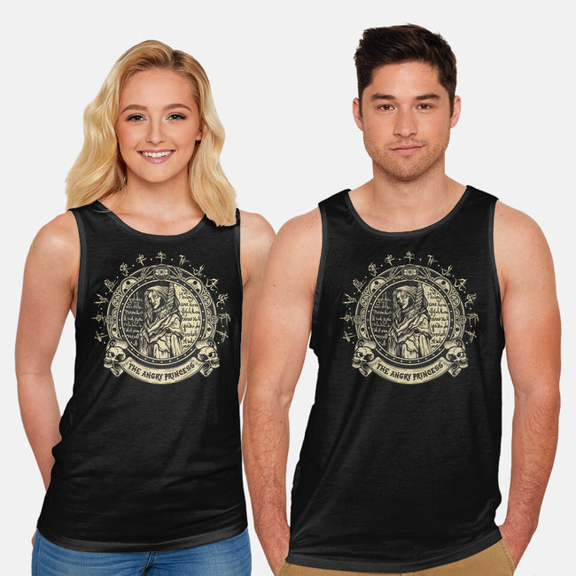 The Angry Princess-Unisex-Basic-Tank-gorillafamstudio