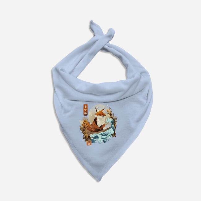 The Great Wave Fox-Cat-Bandana-Pet Collar-dandingeroz