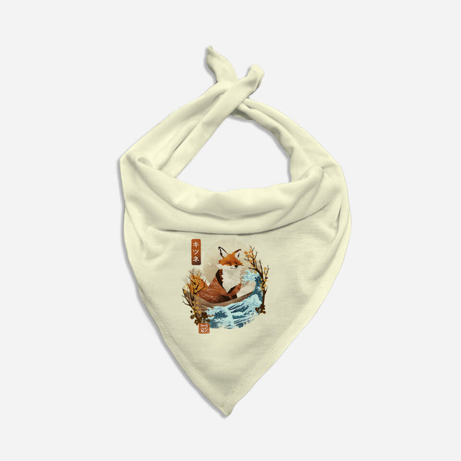 The Great Wave Fox-Cat-Bandana-Pet Collar-dandingeroz