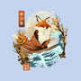 The Great Wave Fox-None-Outdoor-Rug-dandingeroz