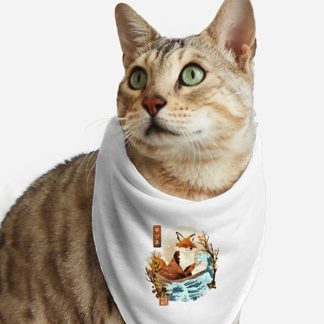 The Great Wave Fox-Cat-Bandana-Pet Collar-dandingeroz