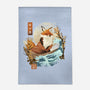 The Great Wave Fox-None-Outdoor-Rug-dandingeroz