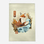 The Great Wave Fox-None-Outdoor-Rug-dandingeroz