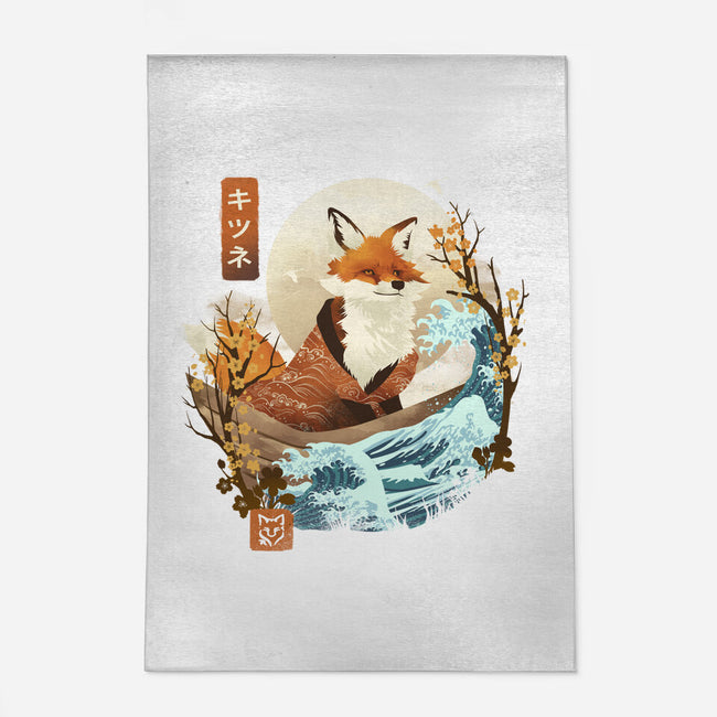 The Great Wave Fox-None-Outdoor-Rug-dandingeroz