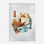 The Great Wave Fox-None-Outdoor-Rug-dandingeroz