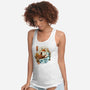 The Great Wave Fox-Womens-Racerback-Tank-dandingeroz