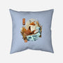 The Great Wave Fox-None-Non-Removable Cover w Insert-Throw Pillow-dandingeroz