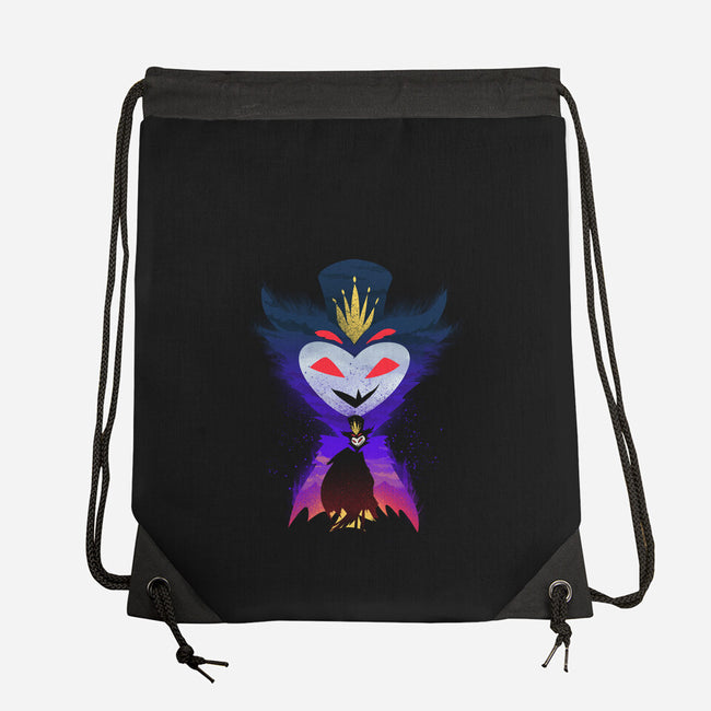 Blitzo Sunset-None-Drawstring-Bag-dandingeroz