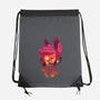 Alastor Sunset-None-Drawstring-Bag-dandingeroz