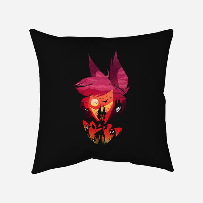 Alastor Sunset-None-Non-Removable Cover w Insert-Throw Pillow-dandingeroz