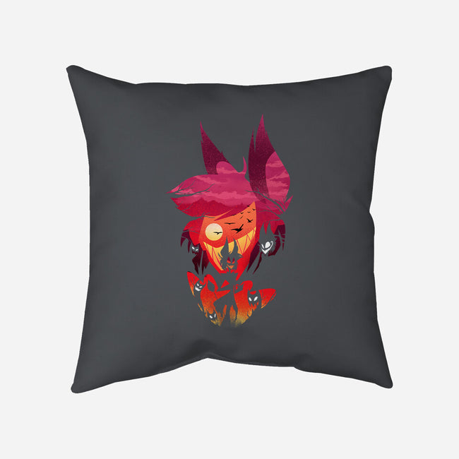 Alastor Sunset-None-Non-Removable Cover w Insert-Throw Pillow-dandingeroz