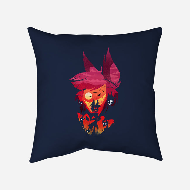 Alastor Sunset-None-Non-Removable Cover w Insert-Throw Pillow-dandingeroz