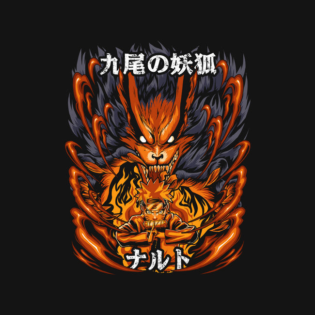 The Ninja Of The Nine Tails-Youth-Basic-Tee-Diego Oliver