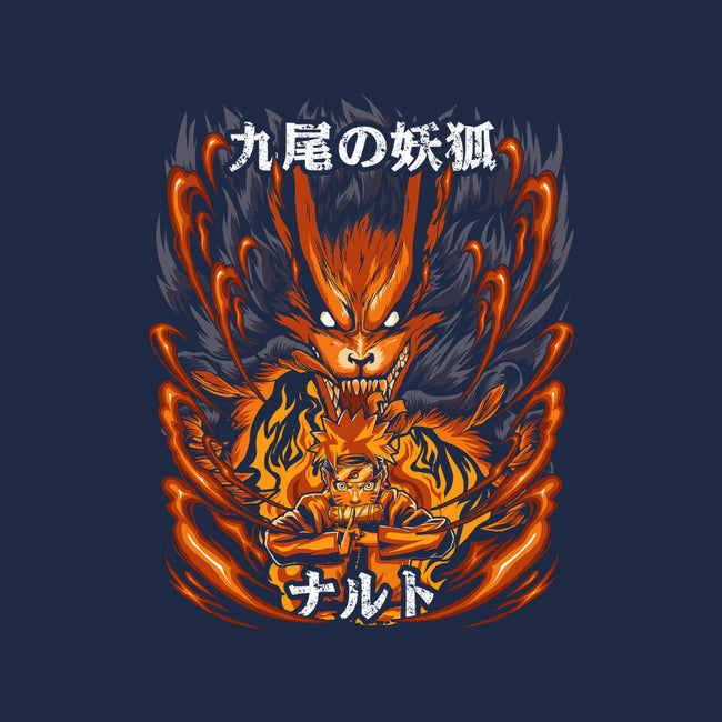 The Ninja Of The Nine Tails-Youth-Pullover-Sweatshirt-Diego Oliver