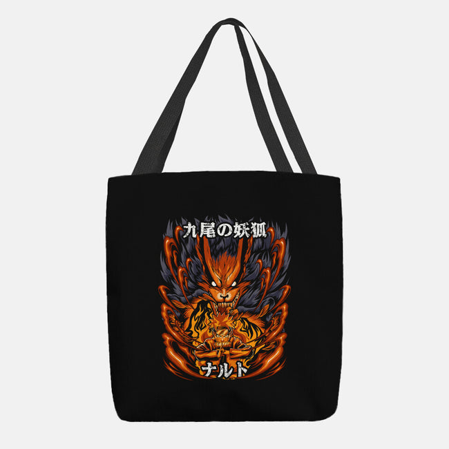 The Ninja Of The Nine Tails-None-Basic Tote-Bag-Diego Oliver