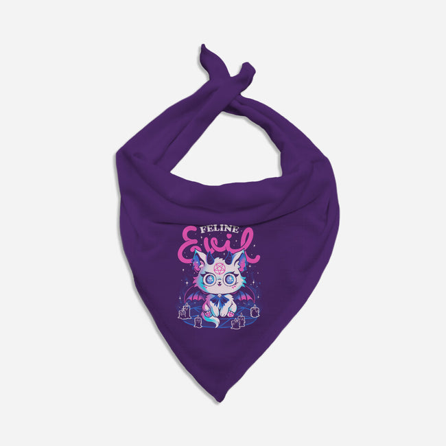 Feline Evil-Cat-Bandana-Pet Collar-eduely