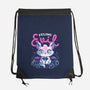 Feline Evil-None-Drawstring-Bag-eduely