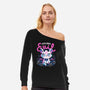 Feline Evil-Womens-Off Shoulder-Sweatshirt-eduely