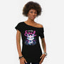 Feline Evil-Womens-Off Shoulder-Tee-eduely