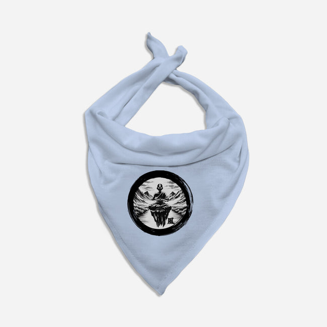 The Air Nomads Sumi-e-Cat-Bandana-Pet Collar-DrMonekers