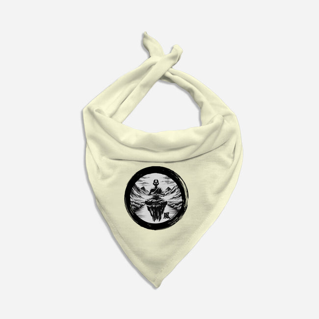 The Air Nomads Sumi-e-Dog-Bandana-Pet Collar-DrMonekers