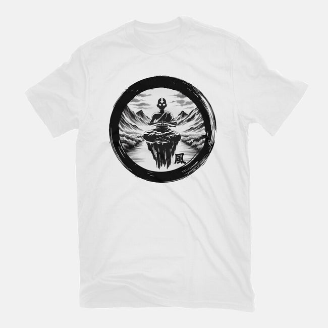 The Air Nomads Sumi-e-Womens-Fitted-Tee-DrMonekers