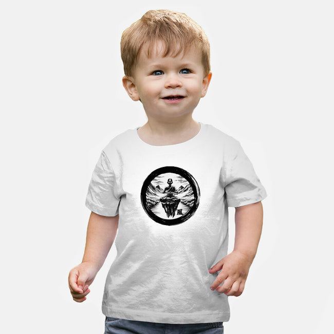 The Air Nomads Sumi-e-Baby-Basic-Tee-DrMonekers