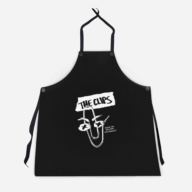 The Clips-Unisex-Kitchen-Apron-Aarons Art Room